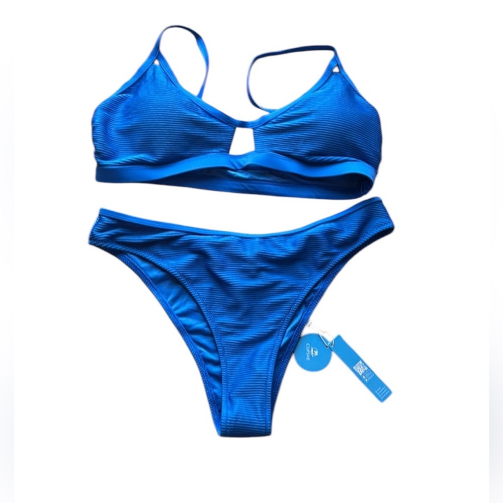 Cupshe Blue Bikini Set